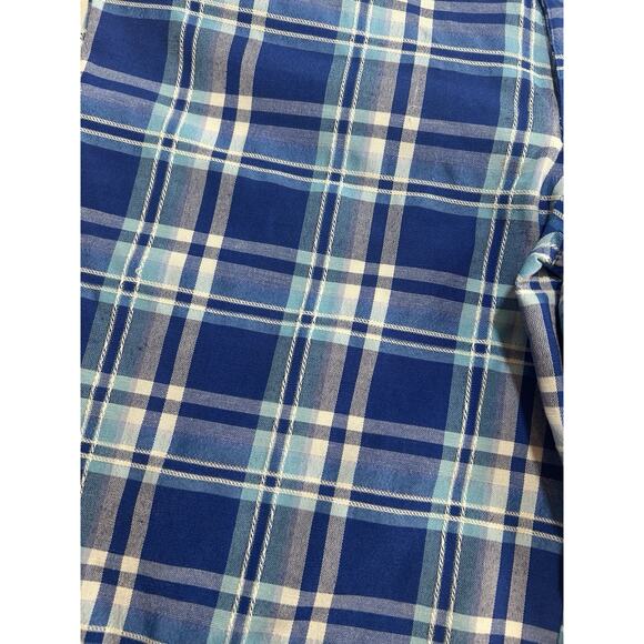 Beyond The Limit Bermuda Size 20 Blue Plaid Skate BTL Mens Shorts - Picture 3 of 12